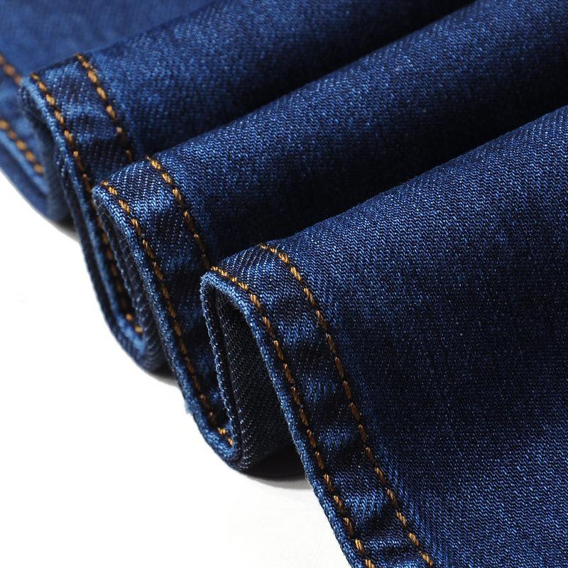 SEAUSLIM Black Baggy Jeans Men 2020 Fashion Men Straight Jean Pant Big Size 48 42 33 34 36 38 Casual Loose Style Jeans Q-GZZL-02