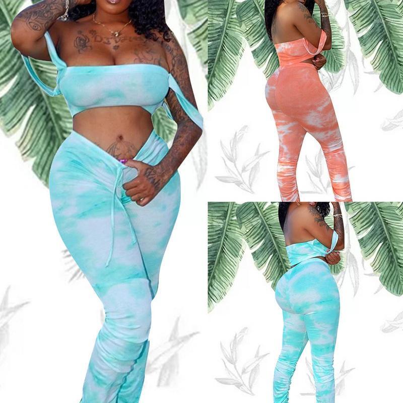 Sexy Women Two Piece Sports Set Suit Club Summer Outfits Tie Dye Crop Top Stacked Pants Female Tracksuit Matching Set1, E673651
Sexy Women Two Piece Sports Set Suit Club Summer Outfits Tie Dye Crop Top Stacked Pants Female Tracksuit Matching Set1, E673651