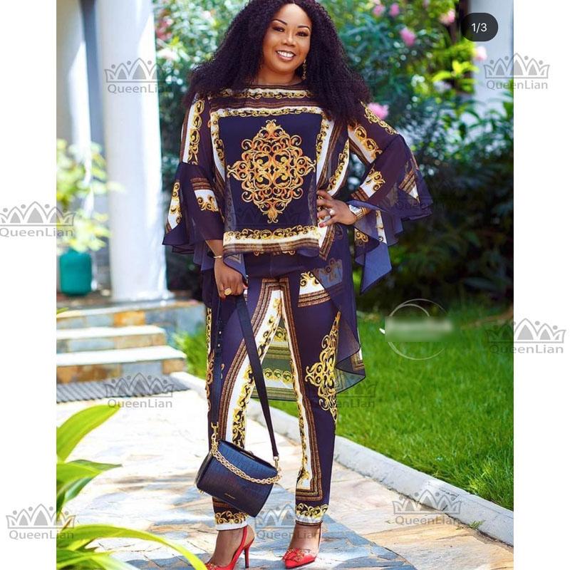 African Dashiki Suit New Big Elastic Pants Autumn Design Long Sleeve Chiffon Top Bazin Suit For Lady(XFTZ10#
African Dashiki Suit New Big Elastic Pants Autumn Design Long Sleeve Chiffon Top Bazin Suit For Lady(XFTZ10#