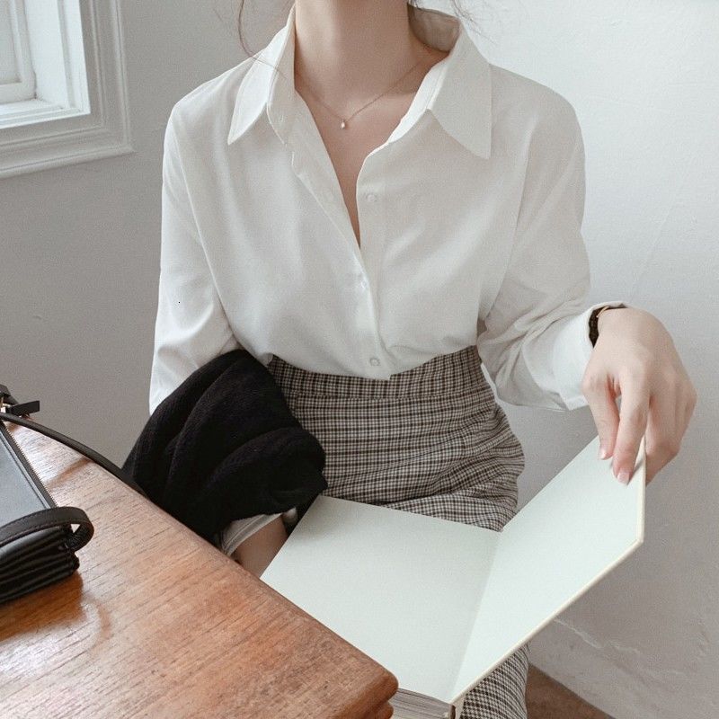 2021 Hong Kong Loose Retro Long Female Design Niche New Spring and Autumn Port-style White Shirt HBMH, Black
2021 Hong Kong Loose Retro Long Female Design Niche New Spring and Autumn Port-style White Shirt HBMH, Black