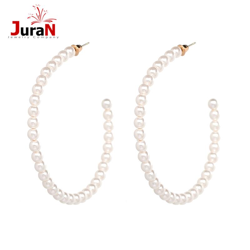 JURAN Women fashion cute pearl earrings 2021 new arrival Jewelry Accessories Trendy hoop earring
JURAN Women fashion cute pearl earrings 2021 new arrival Jewelry Accessories Trendy hoop earring