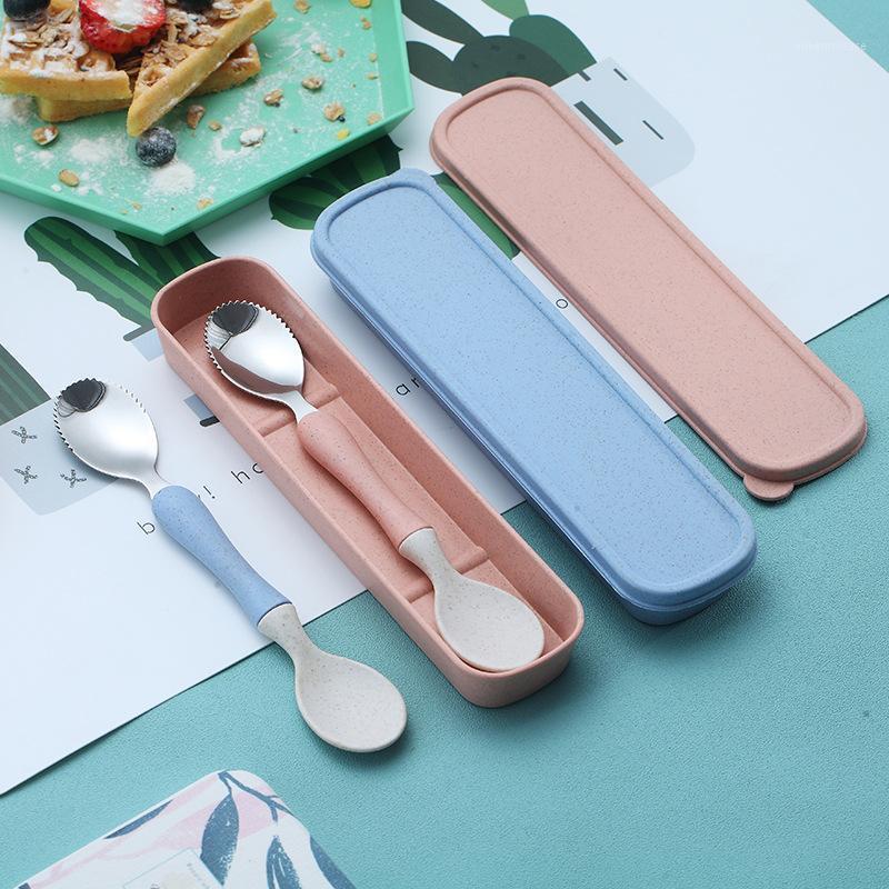 304 Stainless Steel Spoon Fruit Scraping Spoon Baby Supplement Tool Multifunctional Children's Tableware Portable Boxed1
304 Stainless Steel Spoon Fruit Scraping Spoon Baby Supplement Tool Multifunctional Children's Tableware Portable Boxed1