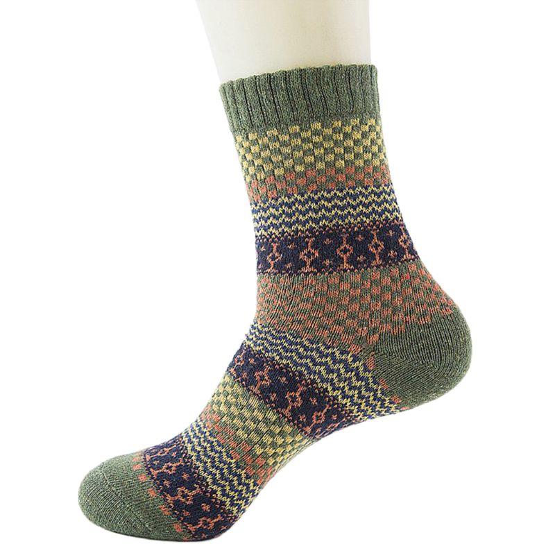 Mens Vintage Ethnic Woolen Warm Long Socks Checked Striped Geometric Ribbed Knit X5XD, Black
Mens Vintage Ethnic Woolen Warm Long Socks Checked Striped Geometric Ribbed Knit X5XD, Black