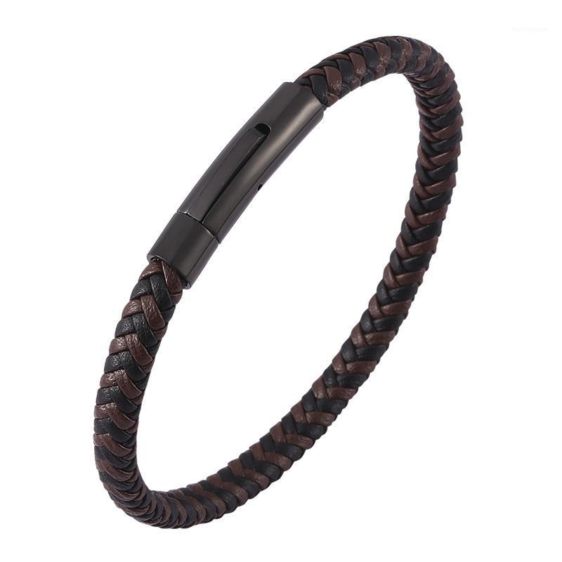 Vintage Unisex Jewelry Braided Leather Men Bracelet Stainless Steel Buckle Fashion Female Bracelet Bangle Woven Wristband SP04591
Vintage Unisex Jewelry Braided Leather Men Bracelet Stainless Steel Buckle Fashion Female Bracelet Bangle Woven Wristband SP04591