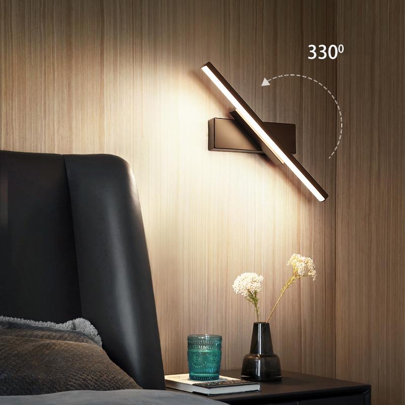 New LED wall light personality bedroom bedside lamp Nordic modern minimalist creative stair aisle living room revolve wall lamp
New LED wall light personality bedroom bedside lamp Nordic modern minimalist creative stair aisle living room revolve wall lamp