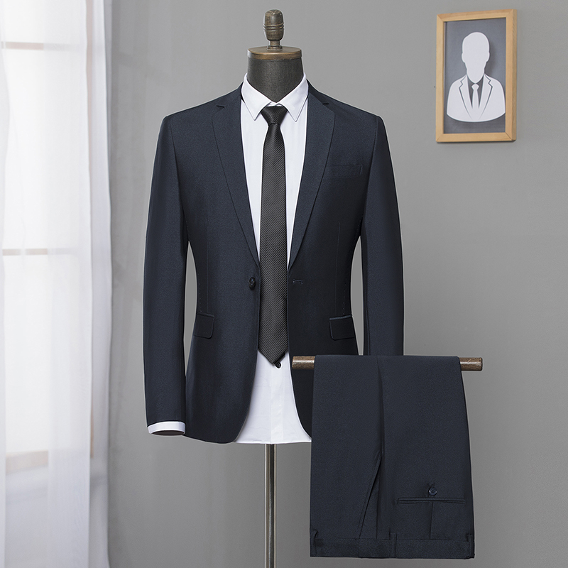 2021 New Spring From Men's Fashion Suits Two-piece Classic Single-breasted Suit Size -3xl ZTOS, Blue
2021 New Spring From Men's Fashion Suits Two-piece Classic Single-breasted Suit Size -3xl ZTOS, Blue
