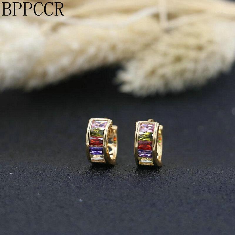 BPPCCR Elegant Colorful Crystal Zircon Earrings For Women Cubic Zirconia Gold Color Bridal Hoop Earring Pendientes Jewelry1
BPPCCR Elegant Colorful Crystal Zircon Earrings For Women Cubic Zirconia Gold Color Bridal Hoop Earring Pendientes Jewelry1