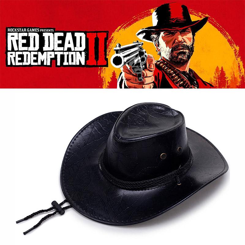 Game Red Dead Redemption 2 Cowboy Hat Cosplay Costume Prop Hats Leather Unisex
Game Red Dead Redemption 2 Cowboy Hat Cosplay Costume Prop Hats Leather Unisex