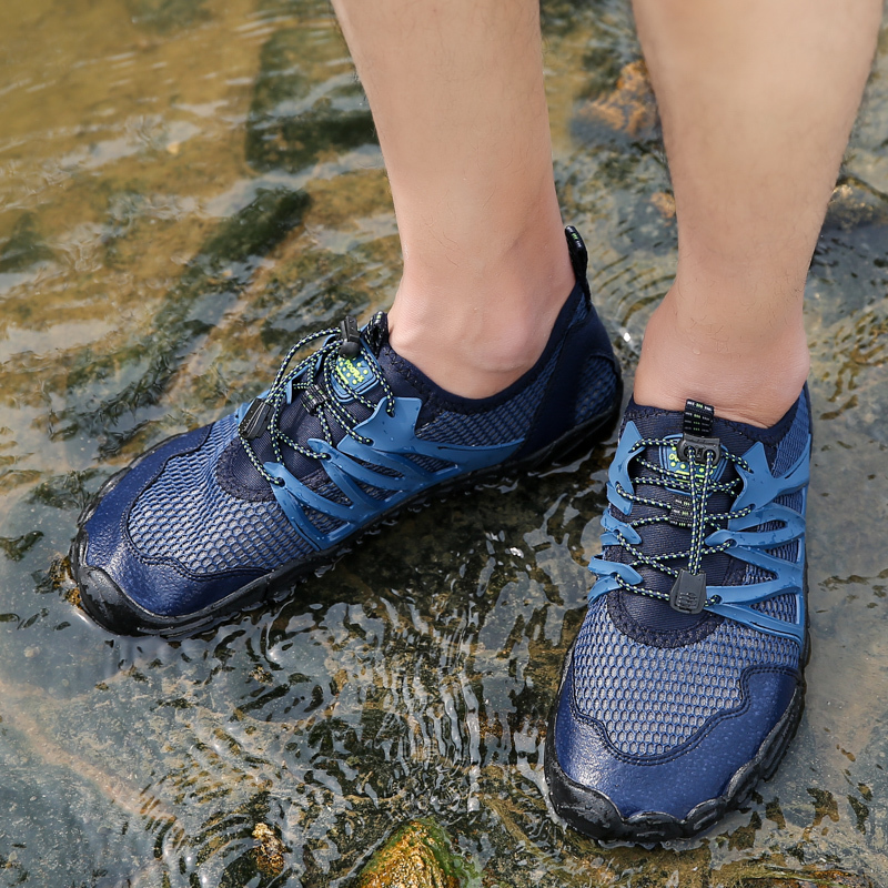 Barefoot Five Fingers Shoes Summer Beach Shoes for Men Upstream Walking Water Shoe Quick Drying Sports Footwear Y200420