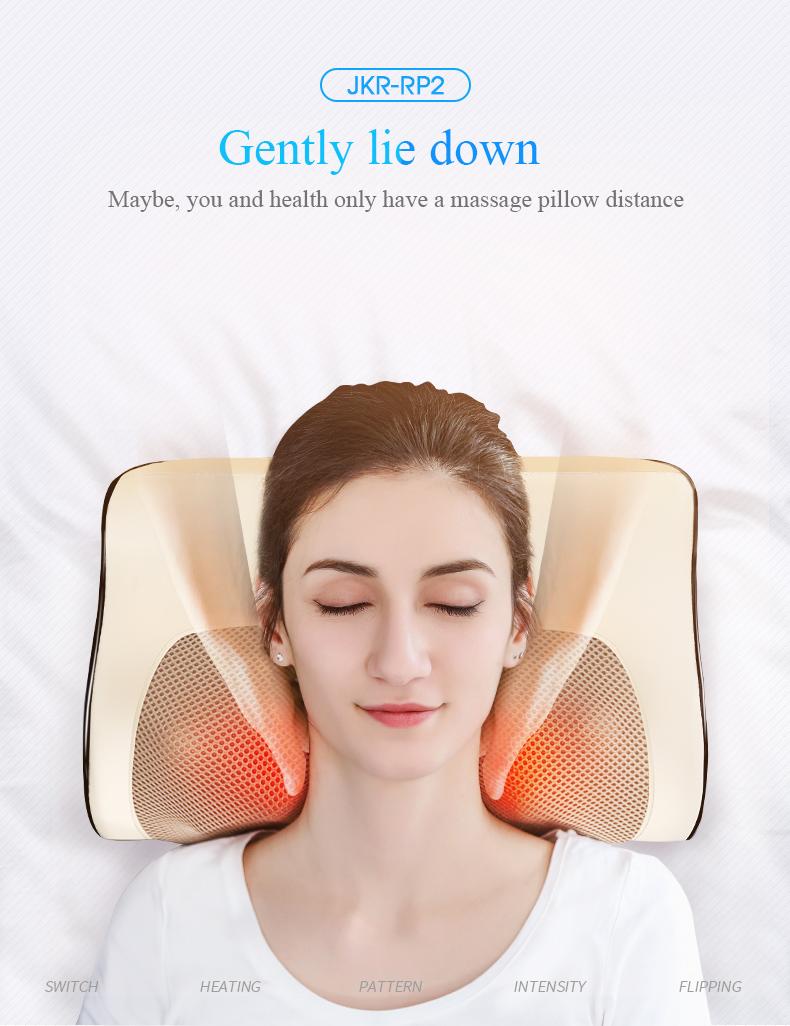 Infrared Heating Neck Shoulder Back Body Electric Massage Pillow Shiatsu Massager Device Cervical Healthy Massageador Relaxation
Infrared Heating Neck Shoulder Back Body Electric Massage Pillow Shiatsu Massager Device Cervical Healthy Massageador Relaxation