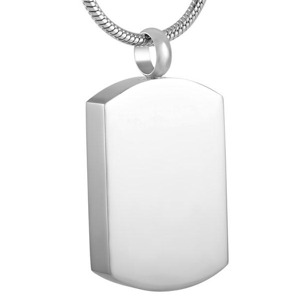 IJD9118 Solid 316L Stainless Steel Blank Dog Tag Cremation Pendant Engravable Memorial Urn Ashes Keepsake Jewellery For Women 
IJD9118 Solid 316L Stainless Steel Blank Dog Tag Cremation Pendant Engravable Memorial Urn Ashes Keepsake Jewellery For Women