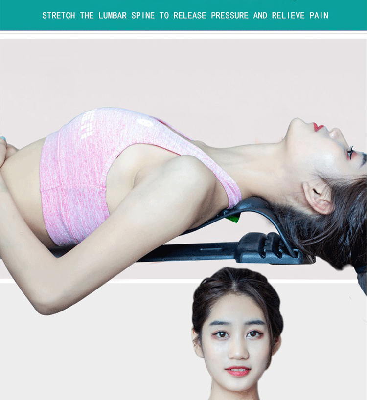 Neck Massager Stretcher Tool Magic Massage Stretch Equipment Fitness Cervical spine Support Relaxation Neck Spine Pain Relief 201104