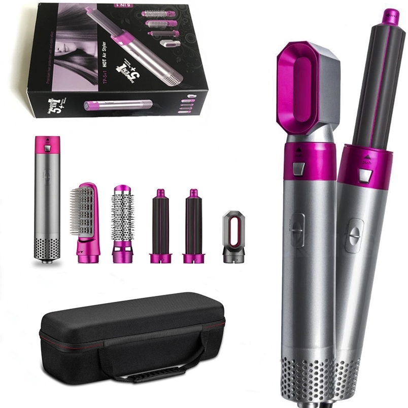 Hair Dryer 5 In 1 Electric Hair Comb Negative Ion Straightener Brush Blow Dryer Air Wrap Curling Wand Detachable Brush Kit Home 220105
Hair Dryer 5 In 1 Electric Hair Comb Negative Ion Straightener Brush Blow Dryer Air Wrap Curling Wand Detachable Brush Kit Home 220105