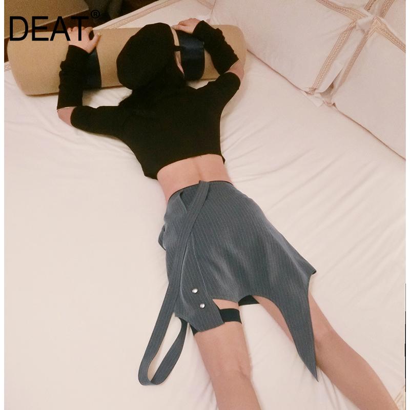 DEAT 2020 New Summer Fashion Casual Solid Zipper High Waist Strap Buckle High Waist Irregular A Line Hip Skirt Women SD581, As picture
DEAT 2020 New Summer Fashion Casual Solid Zipper High Waist Strap Buckle High Waist Irregular A Line Hip Skirt Women SD581, As picture