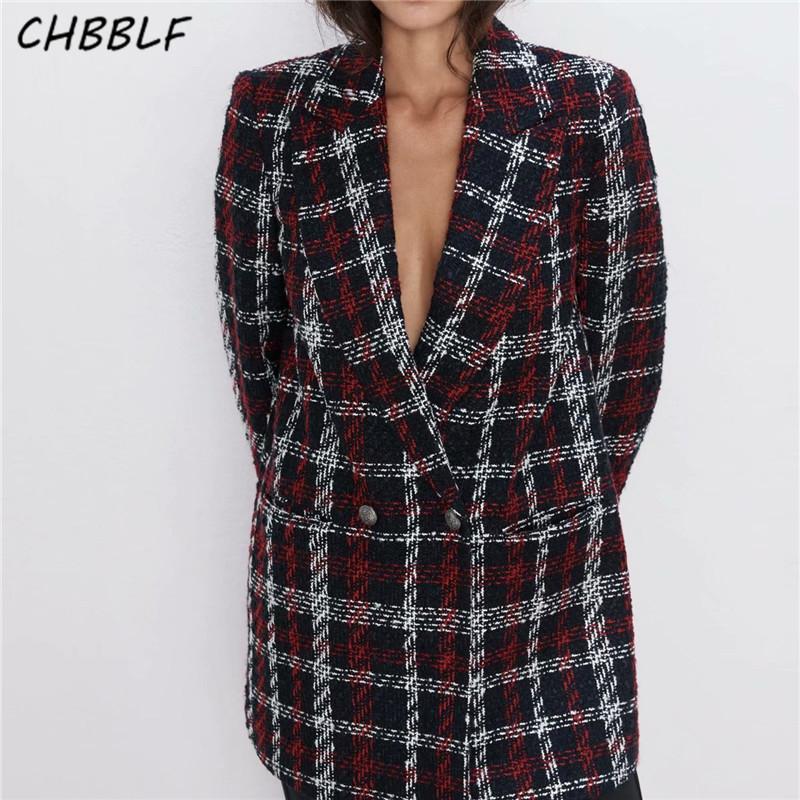 CHBBLF women elegant plaid tweed blazer notched collar long sleeve pockets stylish coat female office wear formal tops BGB9655, Burgundy
CHBBLF women elegant plaid tweed blazer notched collar long sleeve pockets stylish coat female office wear formal tops BGB9655, Burgundy