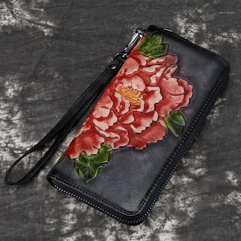 Women Wallet Female Genuine Leather Long Clutch Wallets Flower Embossing Zipper Wallet Women Card Purse Bag Black1, Black color
Women Wallet Female Genuine Leather Long Clutch Wallets Flower Embossing Zipper Wallet Women Card Purse Bag Black1, Black color