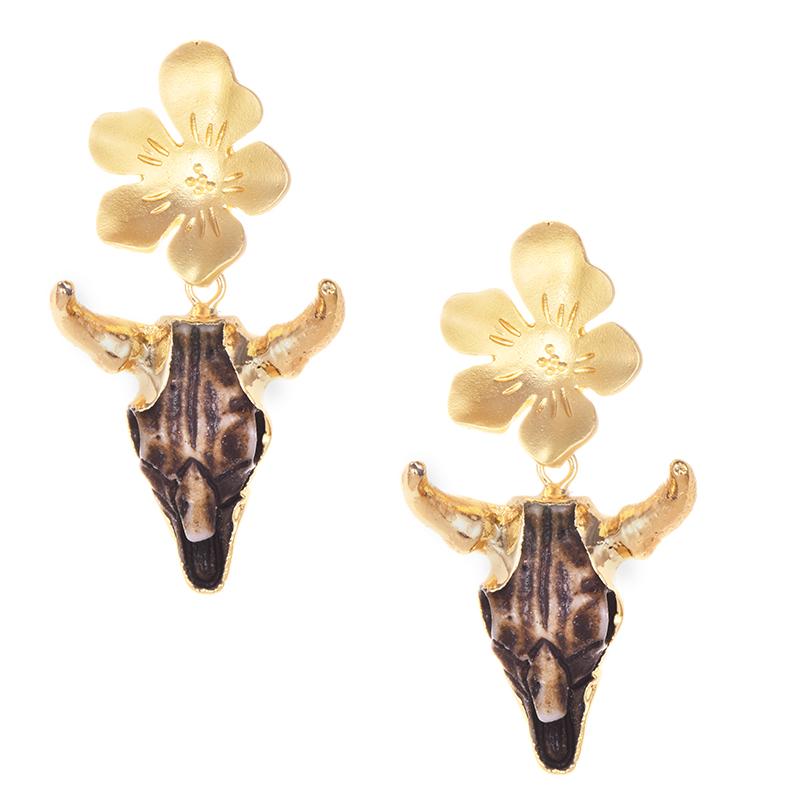 2/Pcs Women Earring Imitation Flower Crystal Bull head Earring New Arrival Trendy Drop Earrings Fashion Insect Jewelry Wholesale
2/Pcs Women Earring Imitation Flower Crystal Bull head Earring New Arrival Trendy Drop Earrings Fashion Insect Jewelry Wholesale