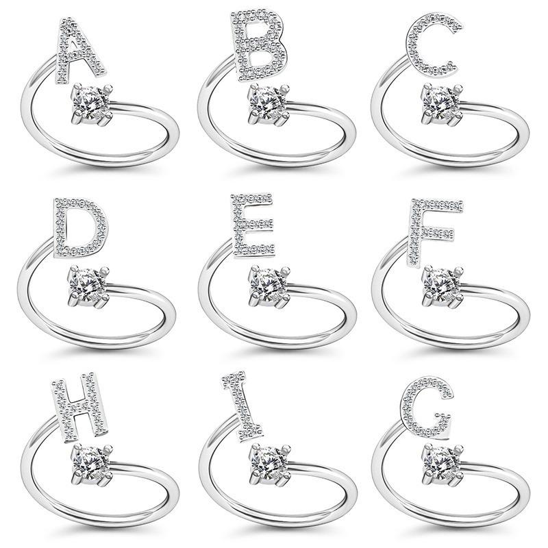 A-Z letters ring for women zircon open rings Initials Name Alphabet Party adjustable rings for girlfriend gift fashion jewelry
A-Z letters ring for women zircon open rings Initials Name Alphabet Party adjustable rings for girlfriend gift fashion jewelry