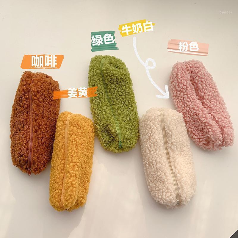 New Korea Cicinnus Cosmetic Bag Soft Girls Plush Pencil Pen Case Bag Pouch 5 Colors Fresh Cute Stationery School Supplies1
New Korea Cicinnus Cosmetic Bag Soft Girls Plush Pencil Pen Case Bag Pouch 5 Colors Fresh Cute Stationery School Supplies1