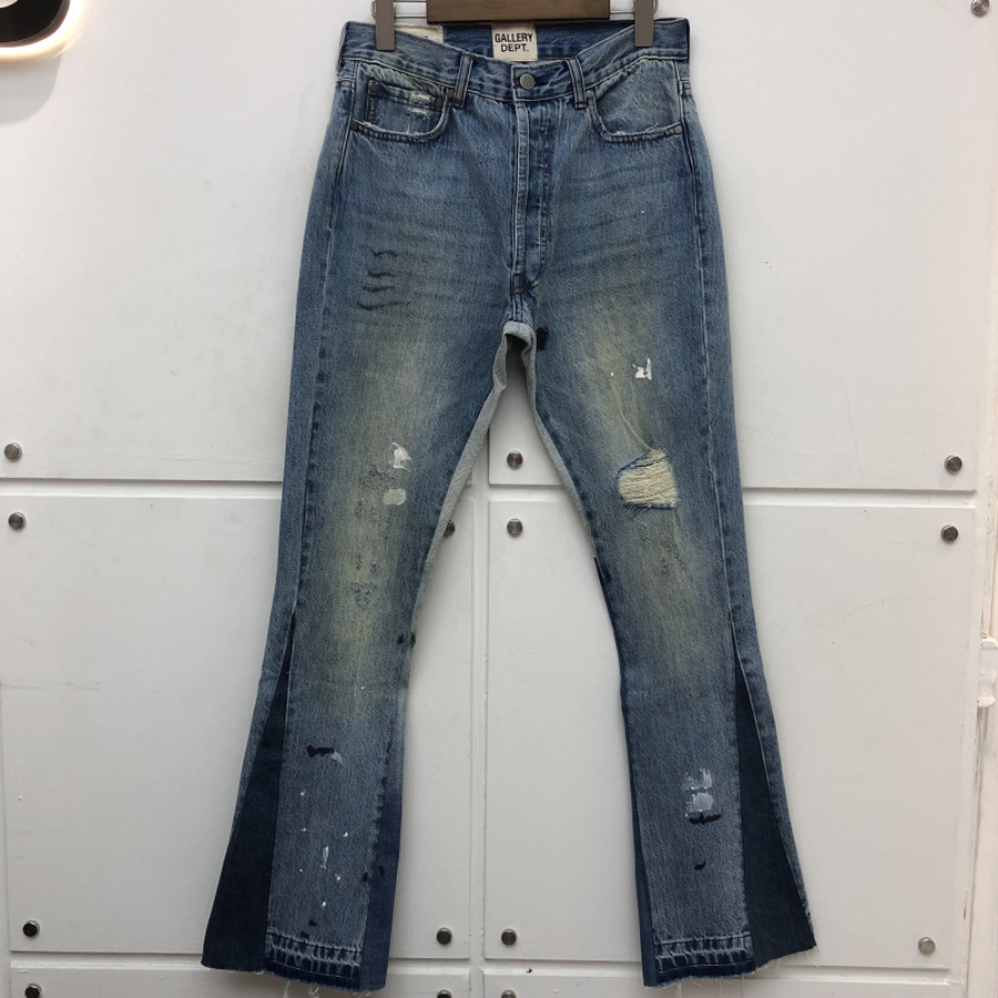 Slim-fit Gallery Dept Stretch Denim Trousers Damage Hole Distressed Cowboy Jean Pants Women Baggy Jeans Men Clothing
Slim-fit Gallery Dept Stretch Denim Trousers Damage Hole Distressed Cowboy Jean Pants Women Baggy Jeans Men Clothing