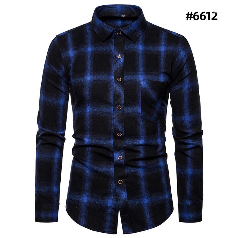 New styles in spring and AutumnFlannel Shirt Men Slim Fit Plaid Casual shirts Long Sleeve Male Shirts Trend1, 1119
New styles in spring and AutumnFlannel Shirt Men Slim Fit Plaid Casual shirts Long Sleeve Male Shirts Trend1, 1119