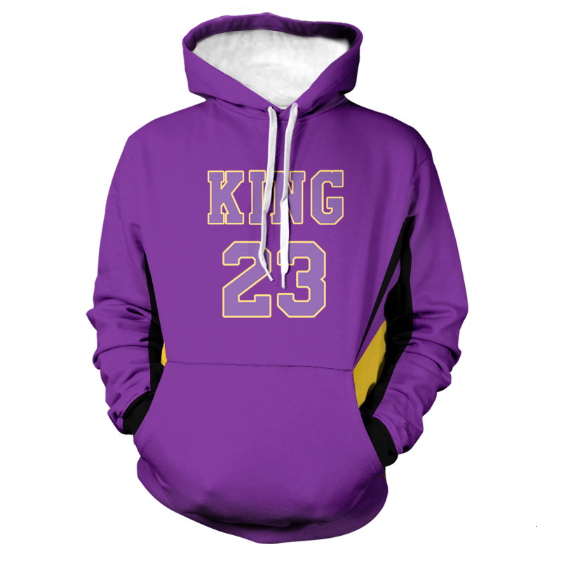 2021 New Custom Men's Casual Fashion Sweatshirts Number 23 Printing Hoodie Long Sleeves Sport Sweatershirt Tops Kwg9, Purple
2021 New Custom Men's Casual Fashion Sweatshirts Number 23 Printing Hoodie Long Sleeves Sport Sweatershirt Tops Kwg9, Purple