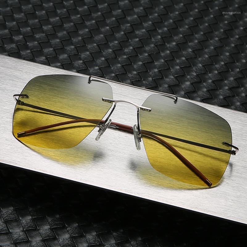 HBK 2020 Titanium Square Rimless Sunglasses Men Polarized Ultralight Pilot Sun Glasses for Outdoor Fishing UV4001
HBK 2020 Titanium Square Rimless Sunglasses Men Polarized Ultralight Pilot Sun Glasses for Outdoor Fishing UV4001