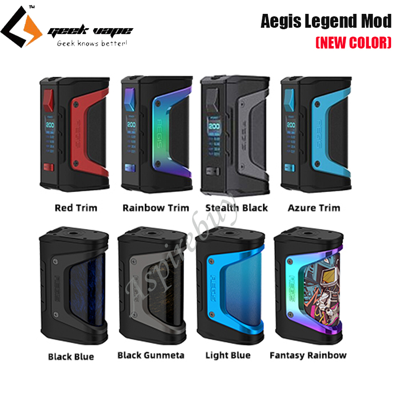 NEW Geekvape Aegis Legend Mod 200W Box MOD Vape Electronic Cigarette Vaporizer Support Zeus Sub ohm Tank /Aero Mesh Tank 100% Original
NEW Geekvape Aegis Legend Mod 200W Box MOD Vape Electronic Cigarette Vaporizer Support Zeus Sub ohm Tank /Aero Mesh Tank 100% Original