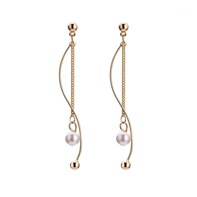 Korean Fashion Long Tassel Simulated Pearl Drop Earrings for Women Girl Metal Curve Wave Earring Brincos Bijoux Gifts Wholesale1
Korean Fashion Long Tassel Simulated Pearl Drop Earrings for Women Girl Metal Curve Wave Earring Brincos Bijoux Gifts Wholesale1