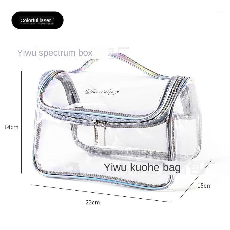 Diysomes Net Red Makeup Bag Stereo Personal Hygiene Bag Portable Wash Storage Makeup Clutch Simple Transparent1, 21.5x11x8cm 
Diysomes Net Red Makeup Bag Stereo Personal Hygiene Bag Portable Wash Storage Makeup Clutch Simple Transparent1, 21.5x11x8cm