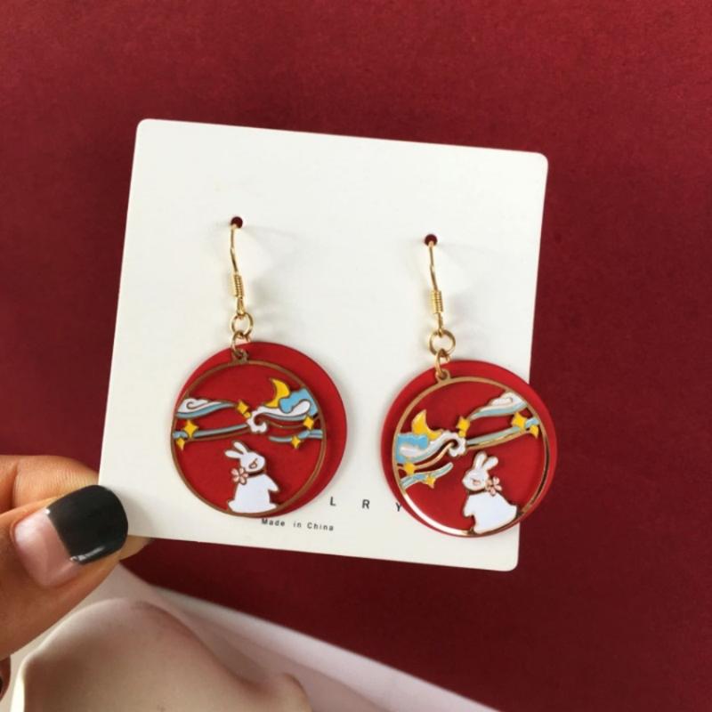 LANIWOO National Big Drop Earrings 2021 Trendy Jewelry Chinese Red For New Year Wholesale Accessory
LANIWOO National Big Drop Earrings 2021 Trendy Jewelry Chinese Red For New Year Wholesale Accessory
