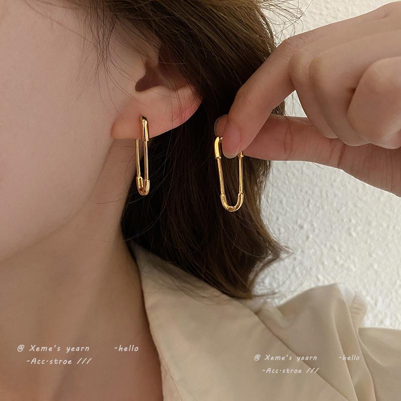 Dangle & Chandelier 2021 Design Sense Classic Pin Shape Gold Drop Earrings For Woman Halloween Party Gothic Girls Fashion Jewelry Accessorie, Silver
Dangle & Chandelier 2021 Design Sense Classic Pin Shape Gold Drop Earrings For Woman Halloween Party Gothic Girls Fashion Jewelry Accessorie, Silver