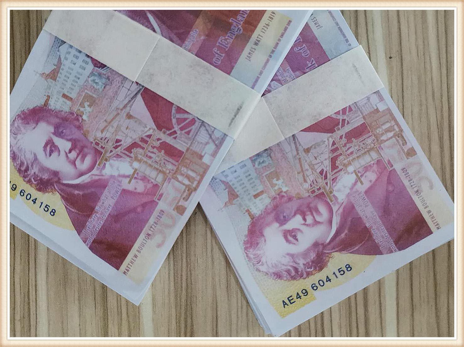 Movie Faux Billet Banknote Prop Currency Pound 50 Play Money 3333 Fake Party Collection And Gifts 90 Exqsp
Movie Faux Billet Banknote Prop Currency Pound 50 Play Money 3333 Fake Party Collection And Gifts 90 Exqsp