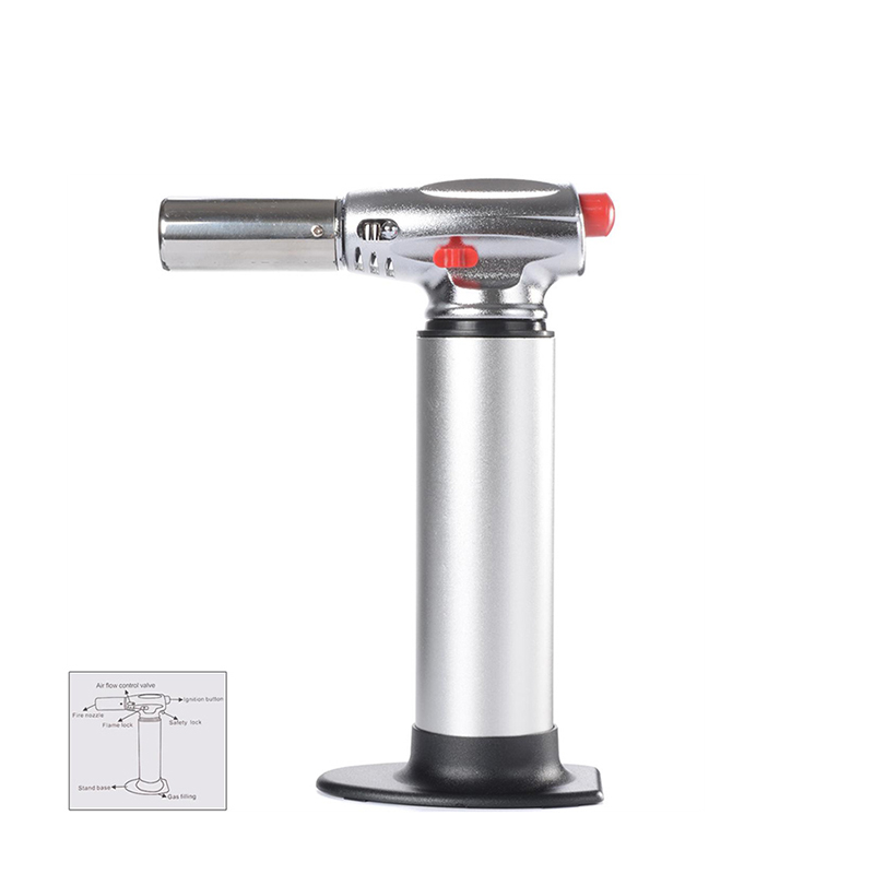 1300C Butane Scorch Torch Jet Chef Cooking Refillable Adjustable Flame Kitchen Lighter Spray Gun Picnic Tool W260202