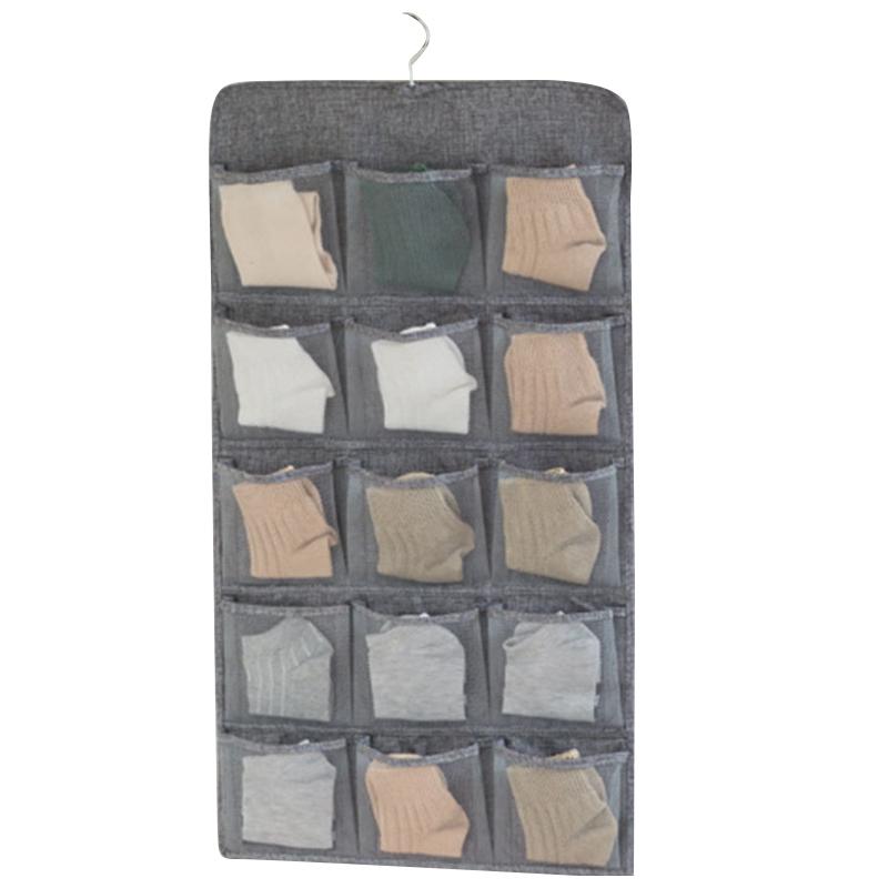 Wall Hanging Imitation Linen Storage Bag Wardrobe Organizer Multi-Function Double-Sided Hanging Bag Underwear Bra Socks Sorting
Wall Hanging Imitation Linen Storage Bag Wardrobe Organizer Multi-Function Double-Sided Hanging Bag Underwear Bra Socks Sorting