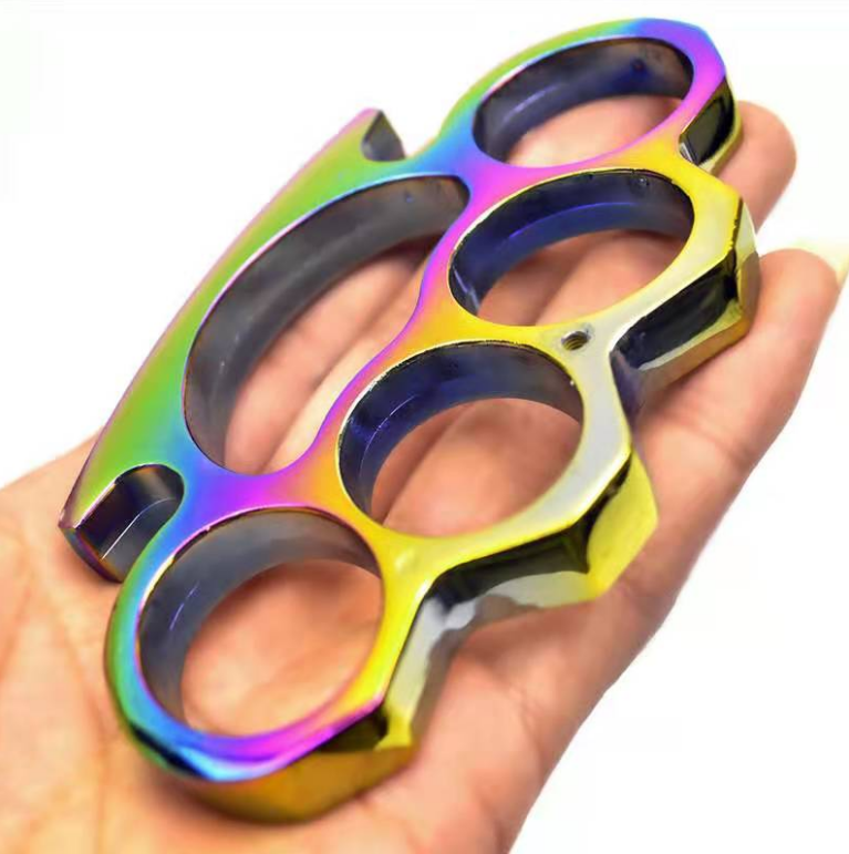 Colorful glass fiber finger tiger four finger self defense weapon iron four finger self defense hand brace zinc alloy self defense equipm055
Colorful glass fiber finger tiger four finger self defense weapon iron four finger self defense hand brace zinc alloy self defense equipm055