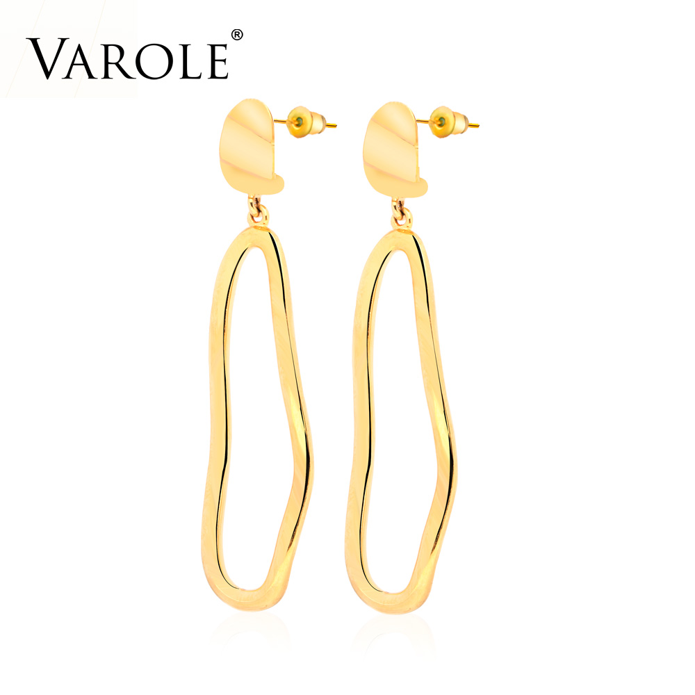 VAROLE Elegant Curves Drop Earrings For Women Gold Color Simple Long Dangle Earings Fashion Jewelry oorbellen
VAROLE Elegant Curves Drop Earrings For Women Gold Color Simple Long Dangle Earings Fashion Jewelry oorbellen