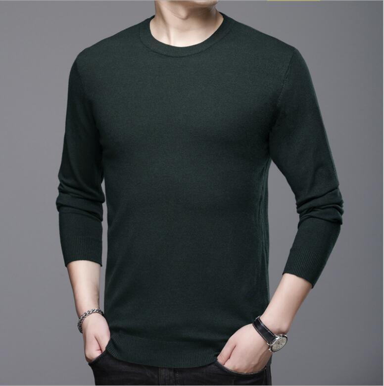 New Casual Men's Sweater O-Neck Slim Fit Knittwear Autumn Mens Sweaters Pullovers Pullover Men Homme 201118