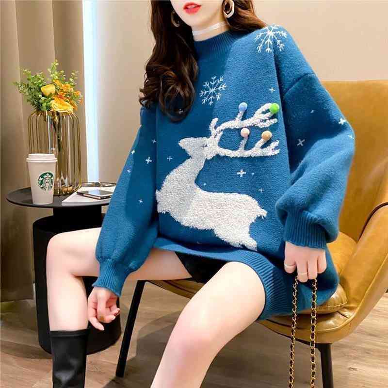 Wholesale Spring Autumn Fashion Casual Warm Nice Women Sweater Woman Female Ol Vintage Christmas Sweater Bat117, White;black
Wholesale Spring Autumn Fashion Casual Warm Nice Women Sweater Woman Female Ol Vintage Christmas Sweater Bat117, White;black