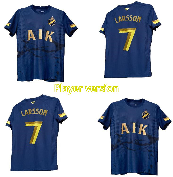 22 23 AIK Royal Edition Fotboll Soccer Jerseys 2022 2023 Papagiannopoulos Rogic Larsson tihi 131th anniversary maillots football shirts uniforms Player version
22 23 AIK Royal Edition Fotboll Soccer Jerseys 2022 2023 Papagiannopoulos Rogic Larsson tihi 131th anniversary maillots football shirts uniforms Player version