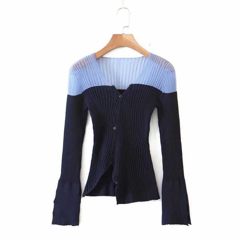 2021 New and the United States Women's Clothing Color Matching Knitting Cardigan Female Long Sleeve Coat of Cultivate Morality Zau9, See chart
2021 New and the United States Women's Clothing Color Matching Knitting Cardigan Female Long Sleeve Coat of Cultivate Morality Zau9, See chart