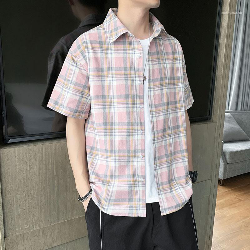 Plaid Shirt Men Shirts 2020 New Summer Fashion Chemise Mens Checkered Shirts Short Sleeve Shirt Men Blouse1, Blue
Plaid Shirt Men Shirts 2020 New Summer Fashion Chemise Mens Checkered Shirts Short Sleeve Shirt Men Blouse1, Blue