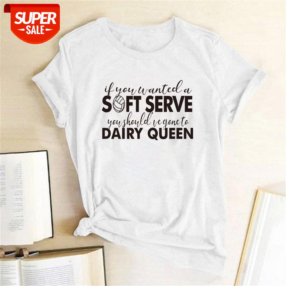 Soft Serve Dairy Queen Letter Print T-shirts Women Clothes Summer Tshirt Women Cotton Harajuku Shirt Camiseta Mujer Verano #pX4a, White
Soft Serve Dairy Queen Letter Print T-shirts Women Clothes Summer Tshirt Women Cotton Harajuku Shirt Camiseta Mujer Verano #pX4a, White