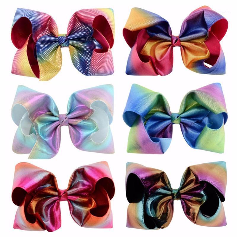 6Pcs/lot 8 inch Rainbow Leather Hair Bows With Clips For Kids Girls Colorful Hairpins Multi Hair Accessories1
6Pcs/lot 8 inch Rainbow Leather Hair Bows With Clips For Kids Girls Colorful Hairpins Multi Hair Accessories1