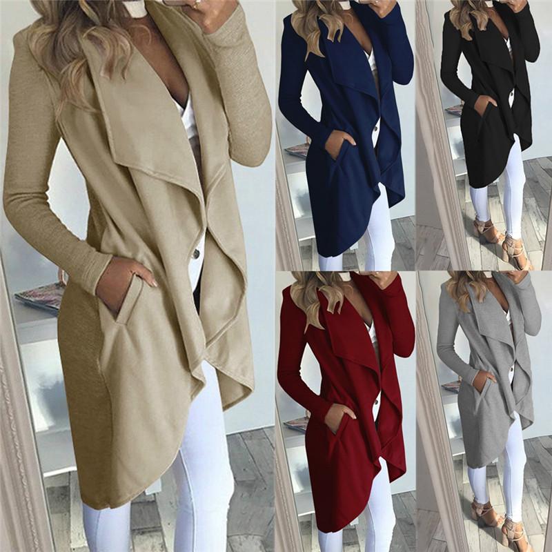 Women' Jackets Winter Coat Womens Ladies Long Sleeve Slim Blazer Suit Work Jacket Formal Crepe Cardigan Trench, Black
Women' Jackets Winter Coat Womens Ladies Long Sleeve Slim Blazer Suit Work Jacket Formal Crepe Cardigan Trench, Black