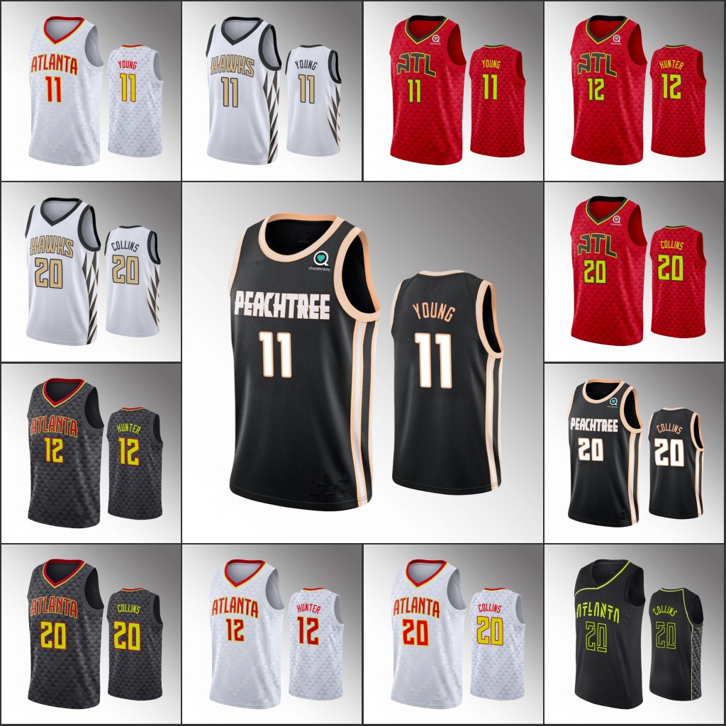 Men's Atlanta Hawks Basketball Trae Young John Collins De'andre Hunter NBA 2020 Jersey
Men's Atlanta Hawks Basketball Trae Young John Collins De'andre Hunter NBA 2020 Jersey