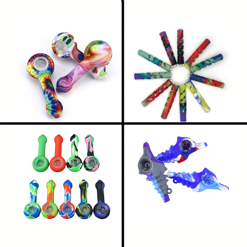 colourful silicone hand accessories Bong Spoon Pipe Food-grade silica gel water glass smoking pipes
colourful silicone hand accessories Bong Spoon Pipe Food-grade silica gel water glass smoking pipes