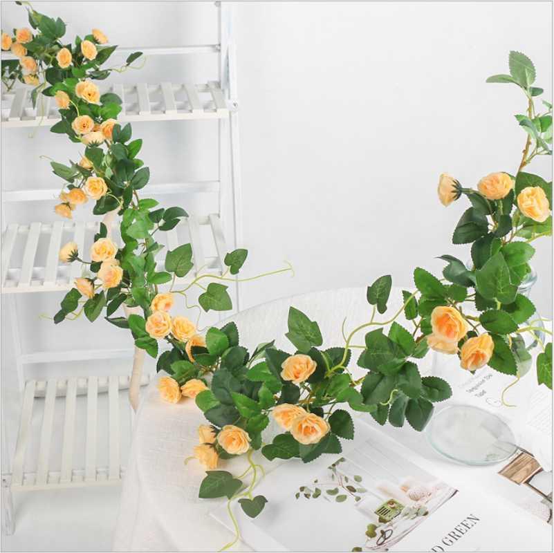 2pcs Simulation Rose Rattan Air Conditioning Pipe Winding Balcony Wedding Basket Rattan Chair Decoration1
2pcs Simulation Rose Rattan Air Conditioning Pipe Winding Balcony Wedding Basket Rattan Chair Decoration1