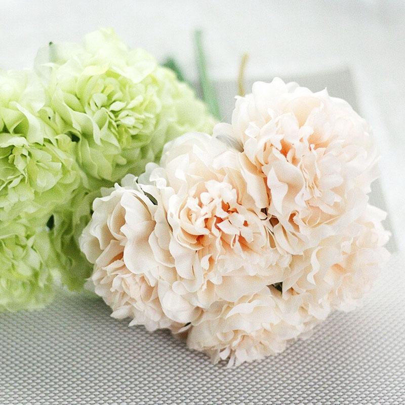 5 Heads/Bouquet Artificial Peony Flowers Romantic Wedding Decorating Fake Silk Flowers Hydrangea Bridal Floral Bouquet
5 Heads/Bouquet Artificial Peony Flowers Romantic Wedding Decorating Fake Silk Flowers Hydrangea Bridal Floral Bouquet