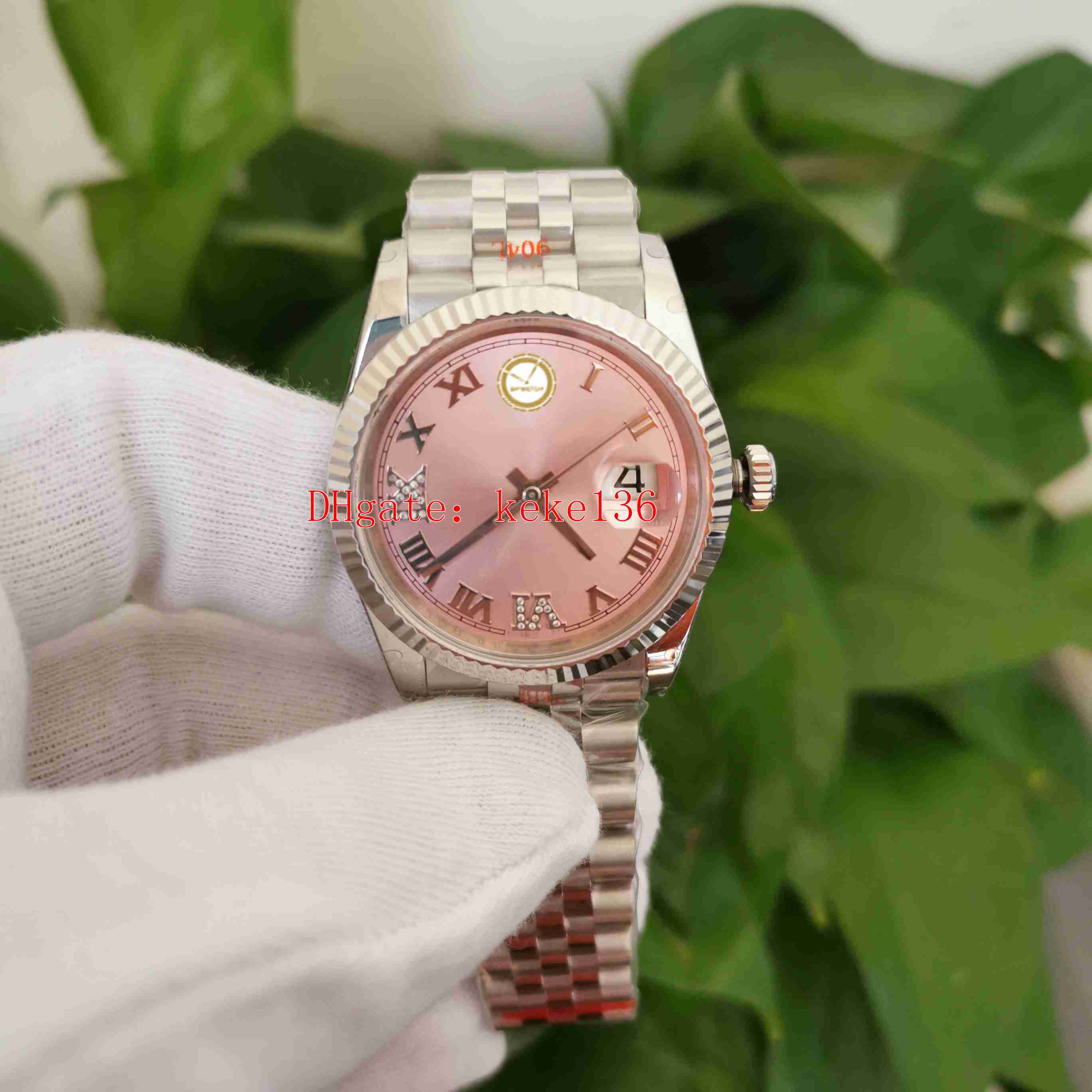GMF Maker Perfect Women's Watches 904L Steel Ladies 36mm 126234 126234-0031 Roman Diamond ETA CAL.3235 Movement Mechanical Automatic Watch Womens Wristwatches, Box
GMF Maker Perfect Women's Watches 904L Steel Ladies 36mm 126234 126234-0031 Roman Diamond ETA CAL.3235 Movement Mechanical Automatic Watch Womens Wristwatches, Box